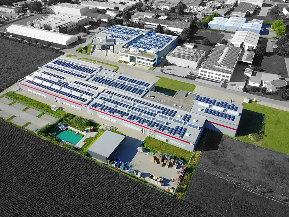 Aerial view of the Winterhalder company site